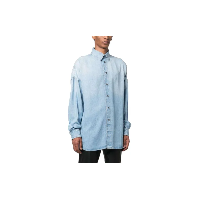DIESEL D Kama Long Sleeve Denim Shirt-3