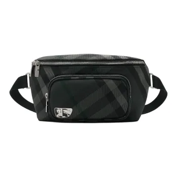 Burberry Nylon Shoulder Bag Crossbody Bag Fanny Pack Men's Charcoal Gray