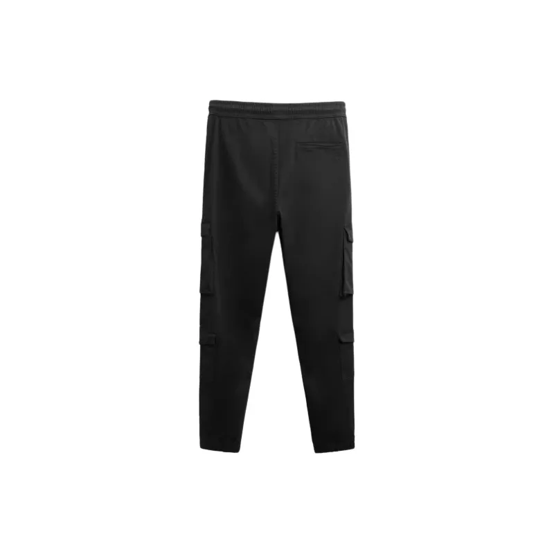 ZARA Cargo Pants Men Black-1