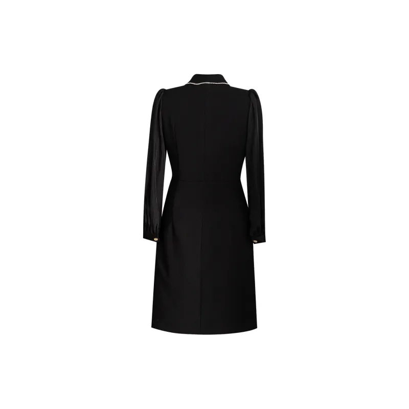 ROEYSHOUSE Long Sleeved Dresses Women's Black-1