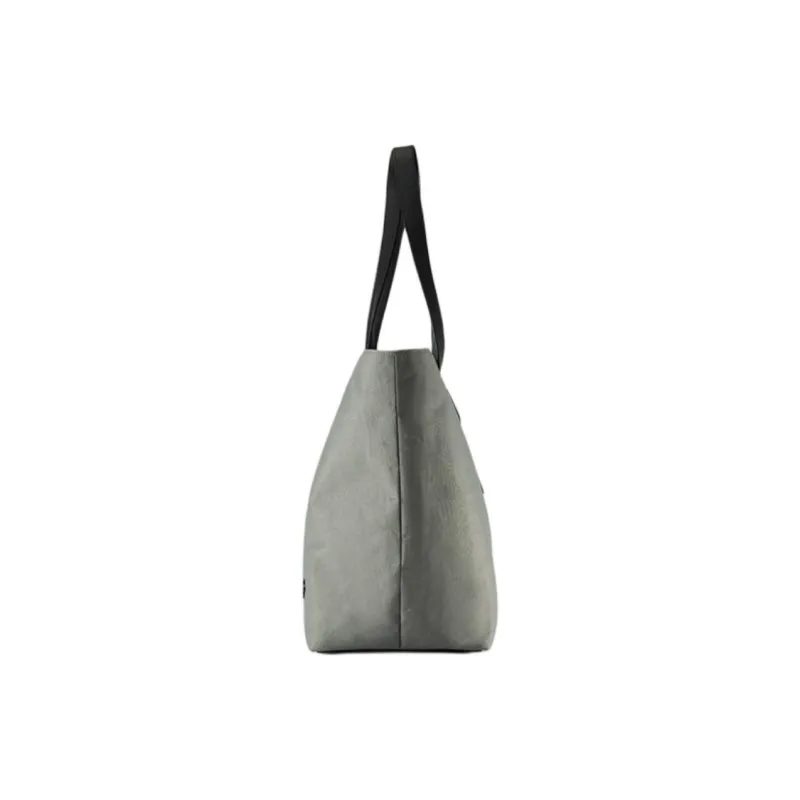 DESCENTE DSG COLLECTION Synthetic Leather Tote Bag Shopping Bag Handbag Men's Khaki Green-2