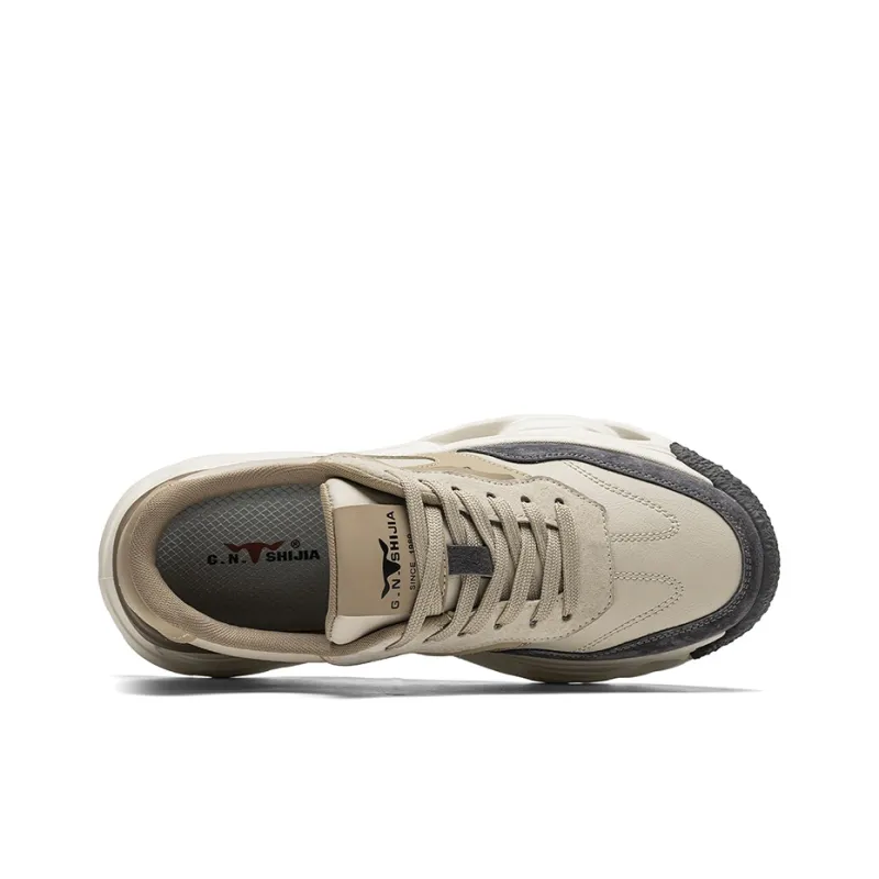 G.N.SHIJIA Lightweight Height Increasing Low Top Casual Shoes Men's-9