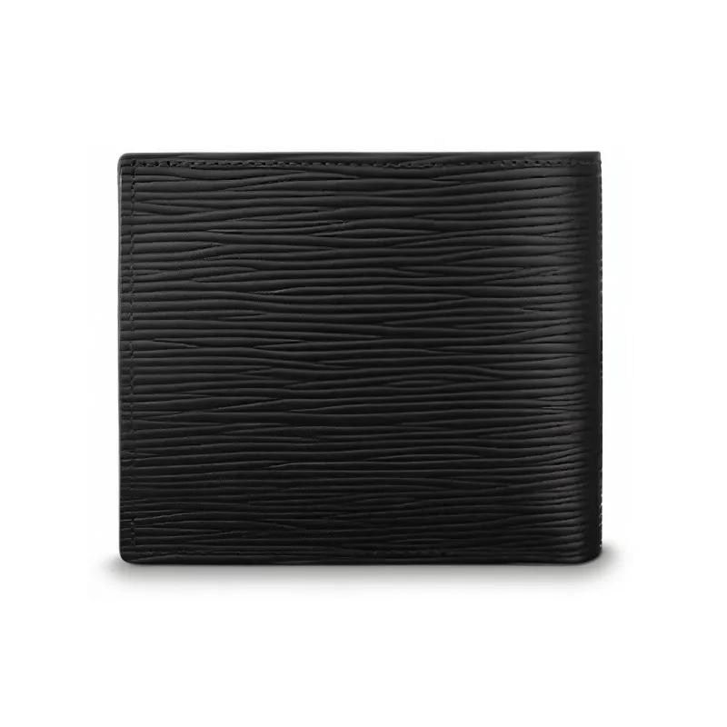 LOUIS VUITTON Marco Epi Leather Wallet Men's Black-2