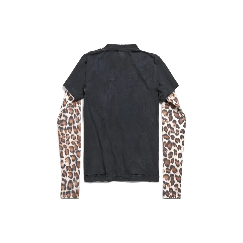 Balenciaga Layered Graphic Printed T-Shirt-1