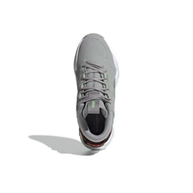 Adidas STREETCHECK Anti-Slip Wear-Resistant Mid-Top Basketball Shoes Men's Gray-2