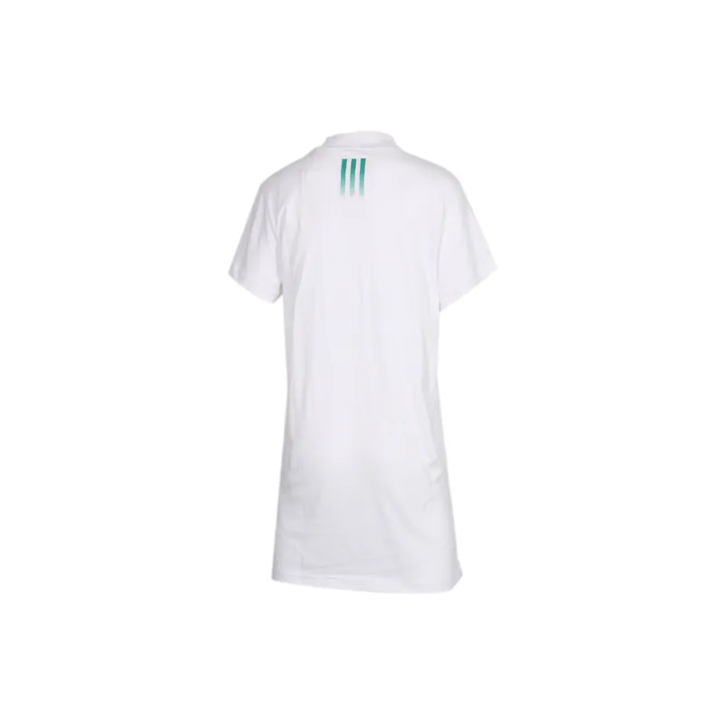 Adidas Neo Short Sleeved Dresses Women's White-1