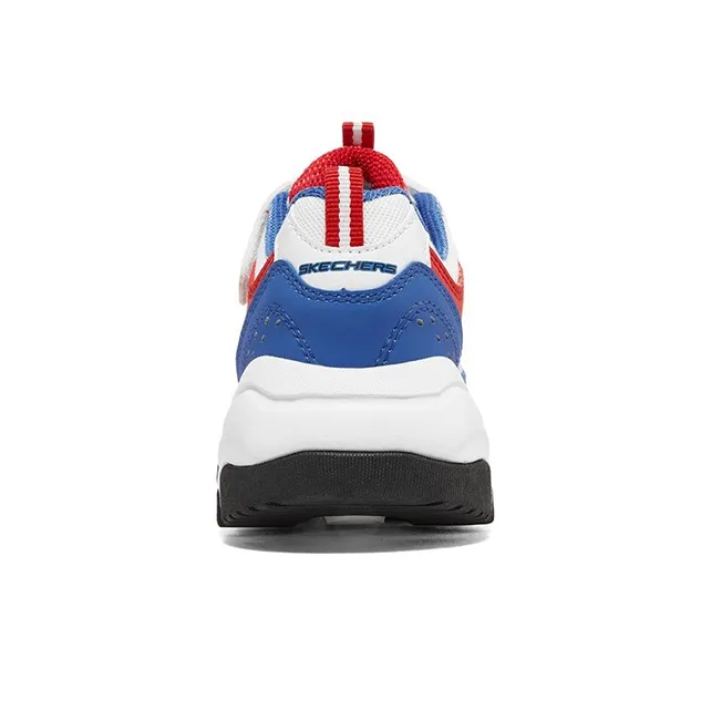 Skechers I-Conik Wear-Resistant Kids Lifestyle Shoes White Blue Red Kids'-3