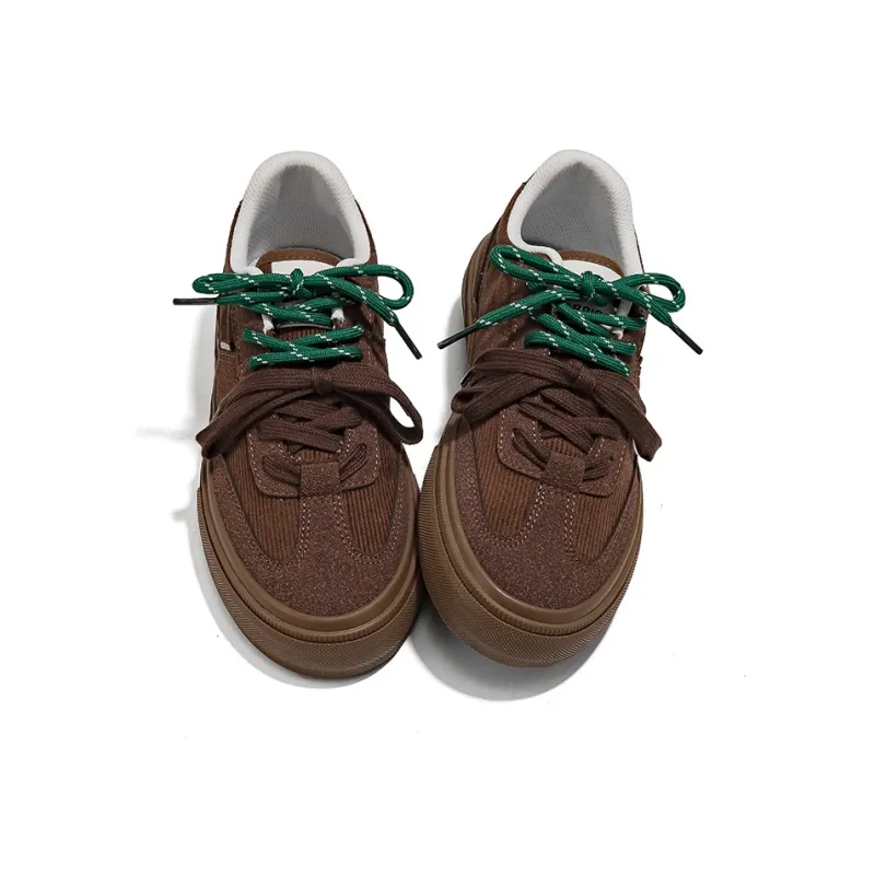 Warrior Low Top Skateboard Shoes Women's Coffee-1