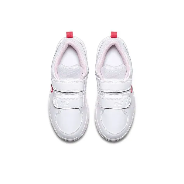 Nike Pico Cushioning Anti-Slip Wear-Resistant Breathability Sports Casual Shoes White Red Children Aged 3-7 Years Old-3