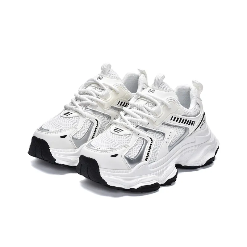 MISTERY Breathable Lightweight Low-Top Chunky Sneakers Women's-20