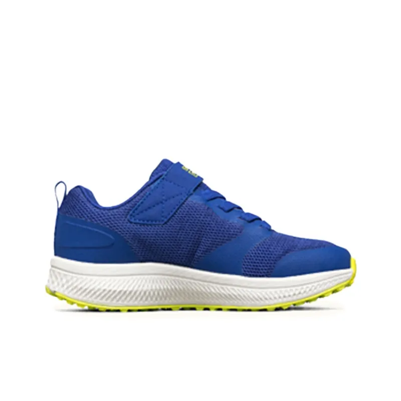 Skechers Go Run Consistent Anti-Slip Wear-Resistant Kids Lifestyle Shoes Blue Yellow Teenagers-1