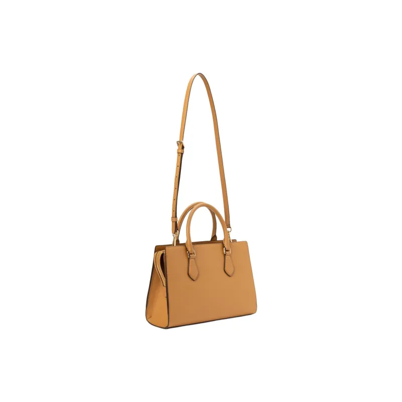 MICHAEL KORS Coated Canvas Shoulder Bag, Crossbody Bag, Handbag Medium Size Women's Light Brown-1