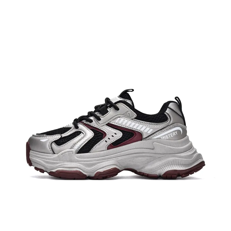 MISTERY Breathable Lightweight Low-Top Chunky Sneakers Women's-24