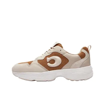 COACH Low Top Casual Shoes Men's Yellow