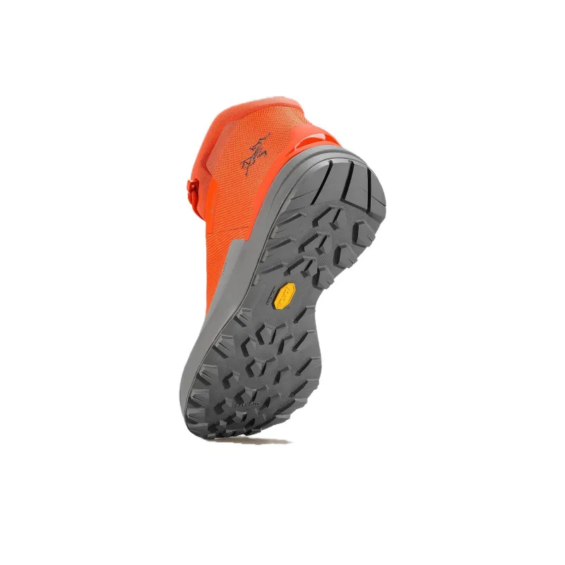 Arcteryx Anti-Slip Wear-Resistant Mid-Top Trekking Shoes Men's Orange-4
