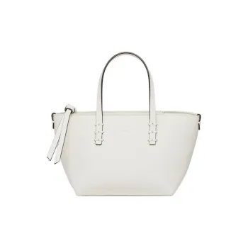 FENDI Calfskin Shoulder Bag Crossbody Bag Handbag Mini Women's White