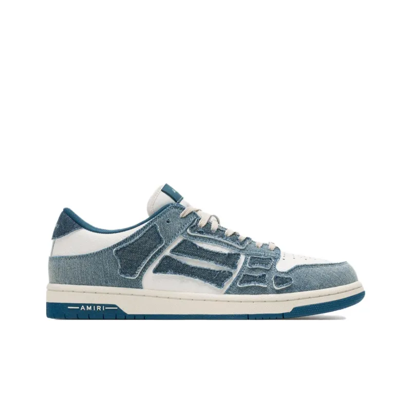 AMIRI Skel Top Low Denim Slate Blue-1