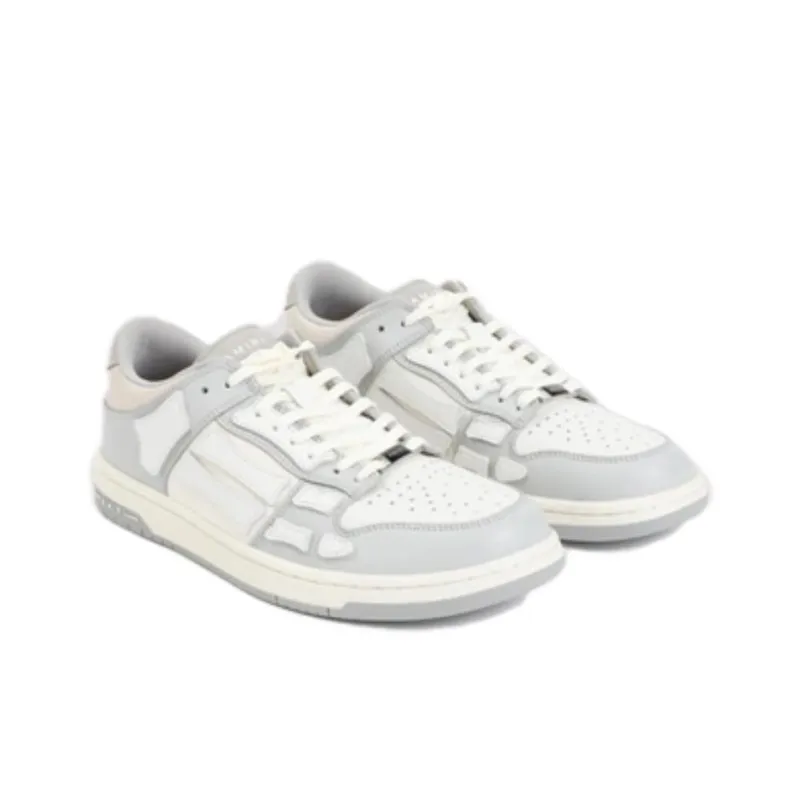AMIRI Low Top Skateboard Shoes Men's Gray-4