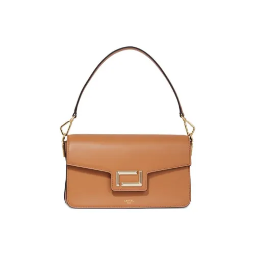 LANCEL Leather Medium Flap Bag