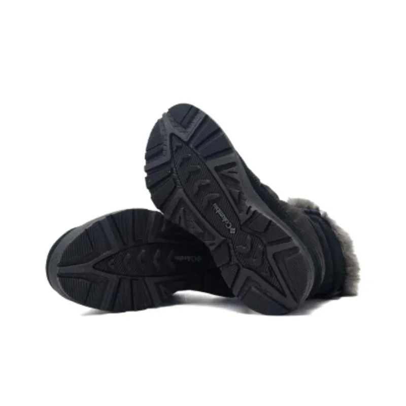 Columbia Sportswear Warm Wear Resistant Slip Resistant Short Snow Boots Women's Black-3
