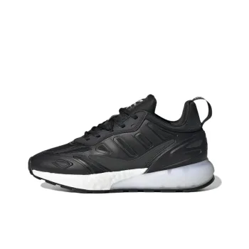 Adidas Originals ZX 2K BOOST 2.0 J Anti Slip Wear Resistant Kids Lifestyle Shoes Black White Teenagers