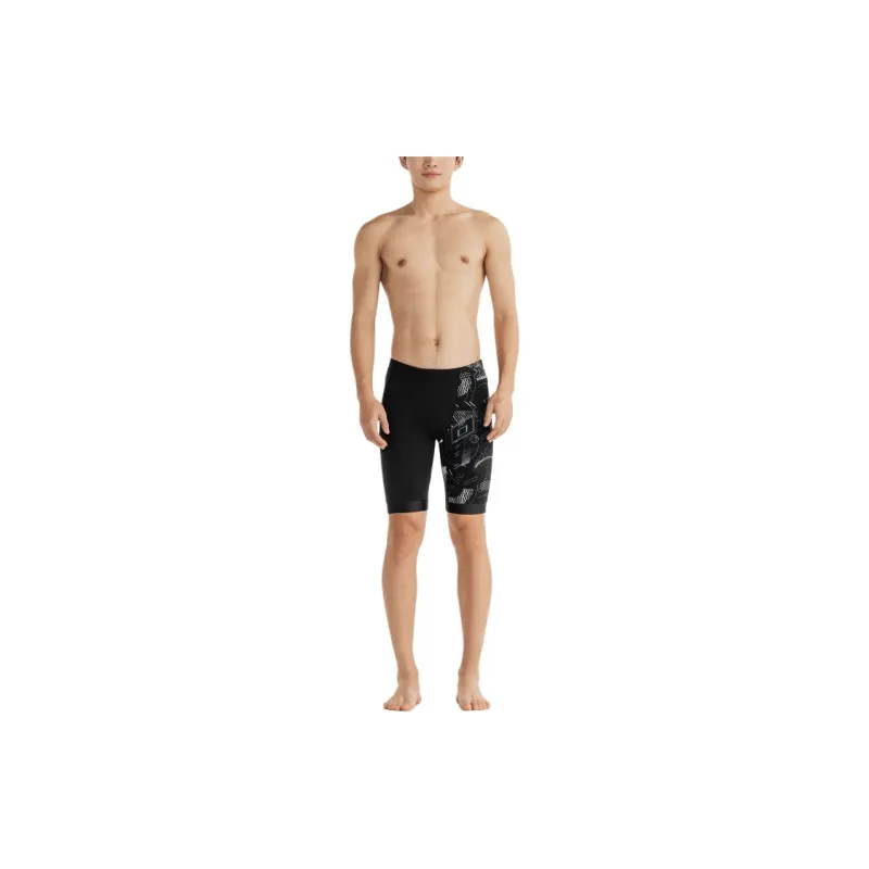 DECATHLON AQUARESIST NABAIJI 500 FITI JAMMER Swimming Shorts Men's Black-1