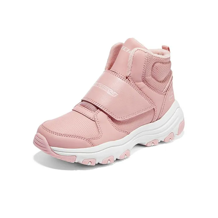 Skechers I Conik Slip Resistant Cushioning Kids Lifestyle Shoes Pink Teenagers-2