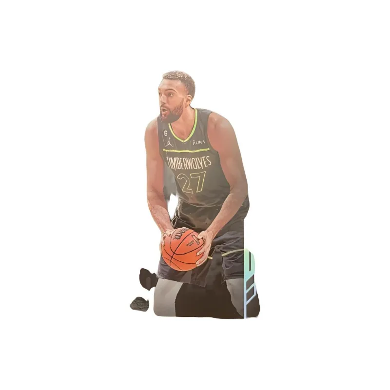 PANINI 2022 23 Panini Timberwolves Rudy Gobert NOIR Card Serial Numbered 65/99 Card Condition Passed Sports Cards 1 Pc-2