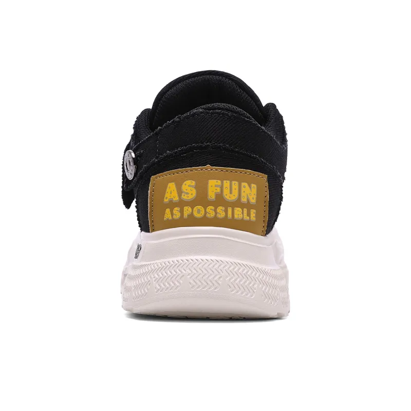 Q AND Cushioning Coverage Height Increasing Abrasion Resistant Low Top Skateboard Shoes Unisex-4