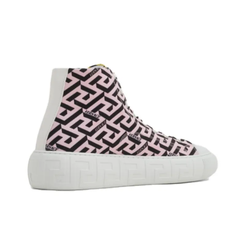 FANSIZHE La Greca High Top Skateboard Shoes Women's Light Purple-3