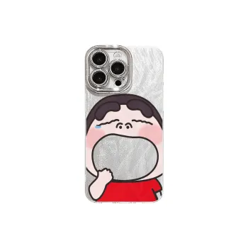 XIANGRIKE TPU Material Yawning Boy Phone Case Compatible With IPhone 15/14 Plus/13/12/11/15 Pro Max/XS/XR/XS Max/8 Plus