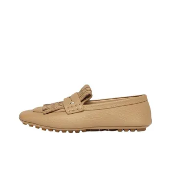 FENDI Selleria Loafers Women's Beige
