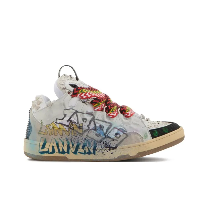 Lanvin Curb Sneaker Graffiti-1