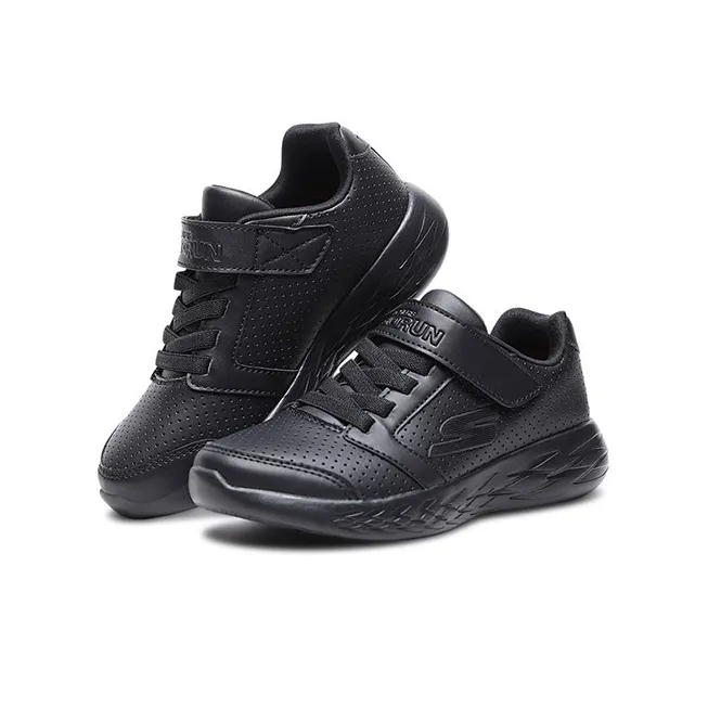 Skechers Abrasion Resistant Slip Resistant Casual Shoes Black Teenagers-2