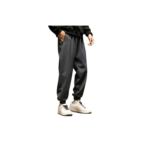 WARRIOR Knitted Sweatpants Men Dark Gray