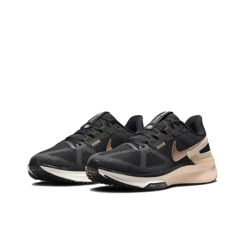 Nike Structure 25 Black Crimson Tint Anthracite Metallic Red Bronze Women's-2