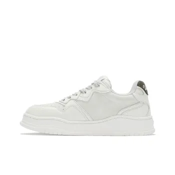 WANDER AROUND Anti Slip Wear Resistant Low Top Skateboard Shoes Women's White