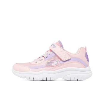 Skechers Flex Blast Slip Resistant Cushioning Wear Resistant Low Top Kids Lifestyle Shoes Pink Purple Teenagers