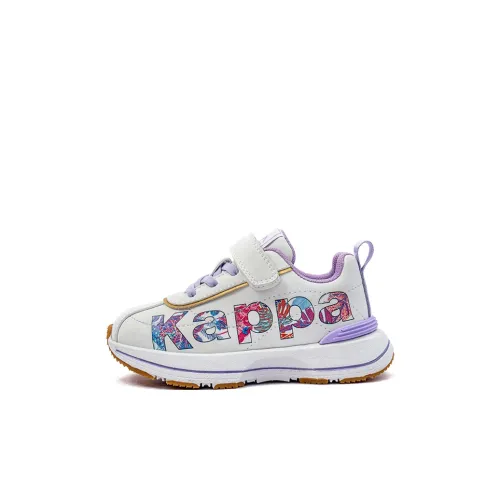 KAPPA KIDS Sports Casual Shoes Beige Violet Kids'