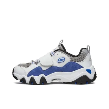 Skechers Slip Resistant Cushioning Wear Resistant Kids Lifestyle Shoes Blue Teenagers