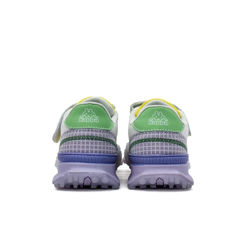 KAPPA KIDS Slip Resistant Breathable Lightweight Kids Lifestyle Shoes White Purple Kids'-4