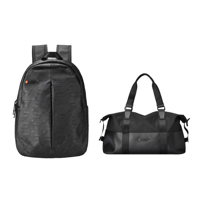 ONRF PVC Backpack Computer Backpack Regular Unisex Black-15