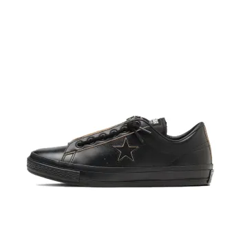 Schott JAPAN x Converse One Star Anti-Slip Wear-Resistant Low-Top Skateboard Shoes Unisex Black