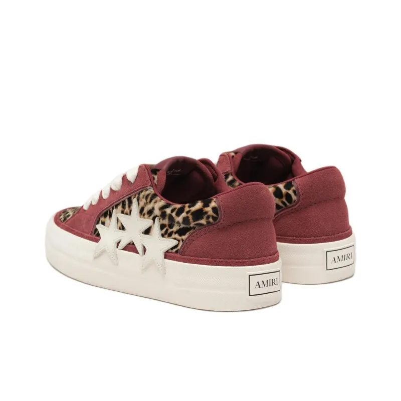 AMIRI Low Top Skateboard Shoes Men's Red-4
