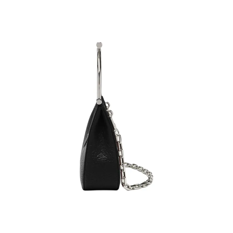 Alexander McQueen Grained Lambskin Handbag Mini Women's Black-1