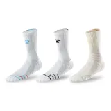 3 Pack Long Shaft (White Blue+White Black+Beige Yellow)