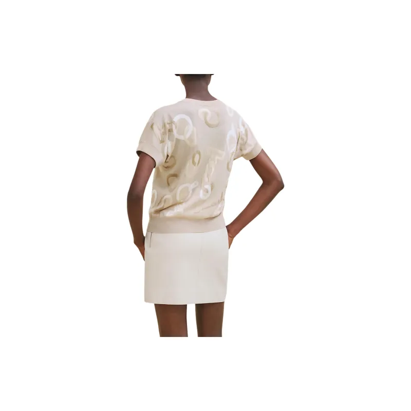 HERMES Sweaters Women's Beige-1