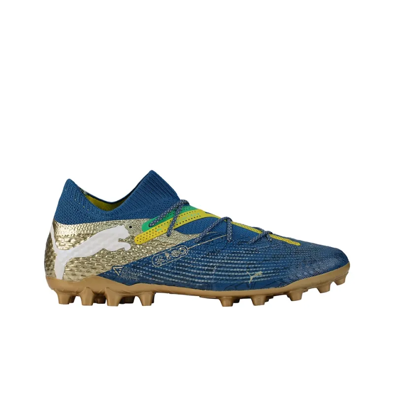 PUMA FUTURE 7 ULTIMATE Slip Resistant Soccer Shoes Men's Blue-1