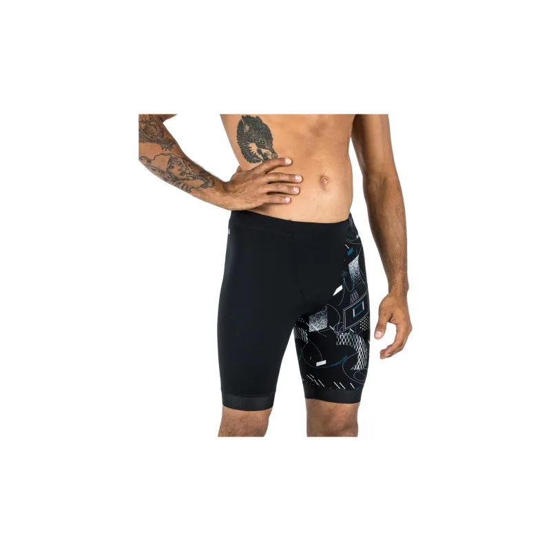 DECATHLON AQUARESIST NABAIJI 500 FITI JAMMER Swimming Shorts Men's Black-4