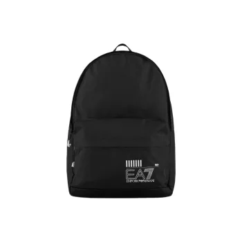 EMPORIO ARMANI Polyester Backpack Unisex Black & White
